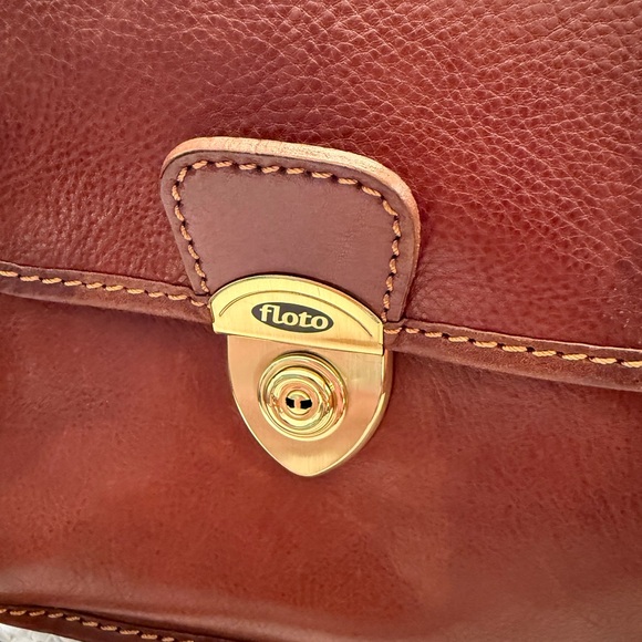 Brown Leather Men's Bag FLOTO - Picture 3 of 14